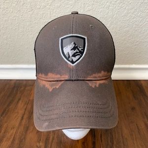 KUHL Logo Trucker Hat Snapback Grey Black